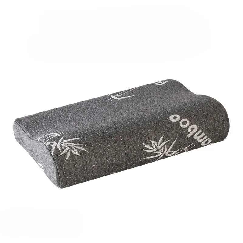 Oreiller Ergonomique Long en Mousse à Mémoire de Forme – Confort du Cou et Sommeil Apaisé