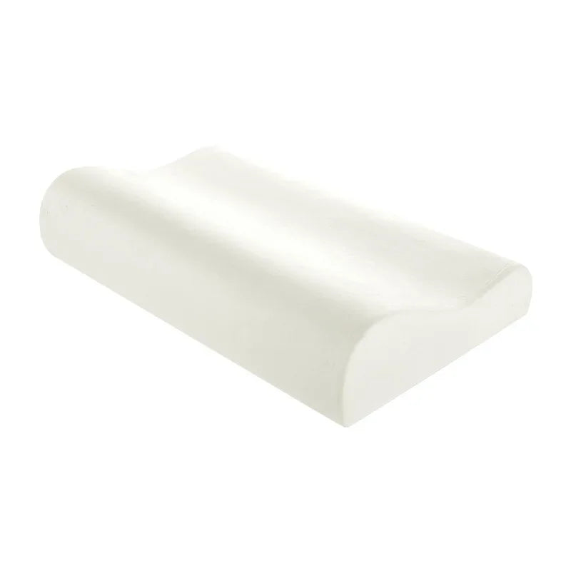 Oreiller Ergonomique Long en Mousse à Mémoire de Forme – Confort du Cou et Sommeil Apaisé