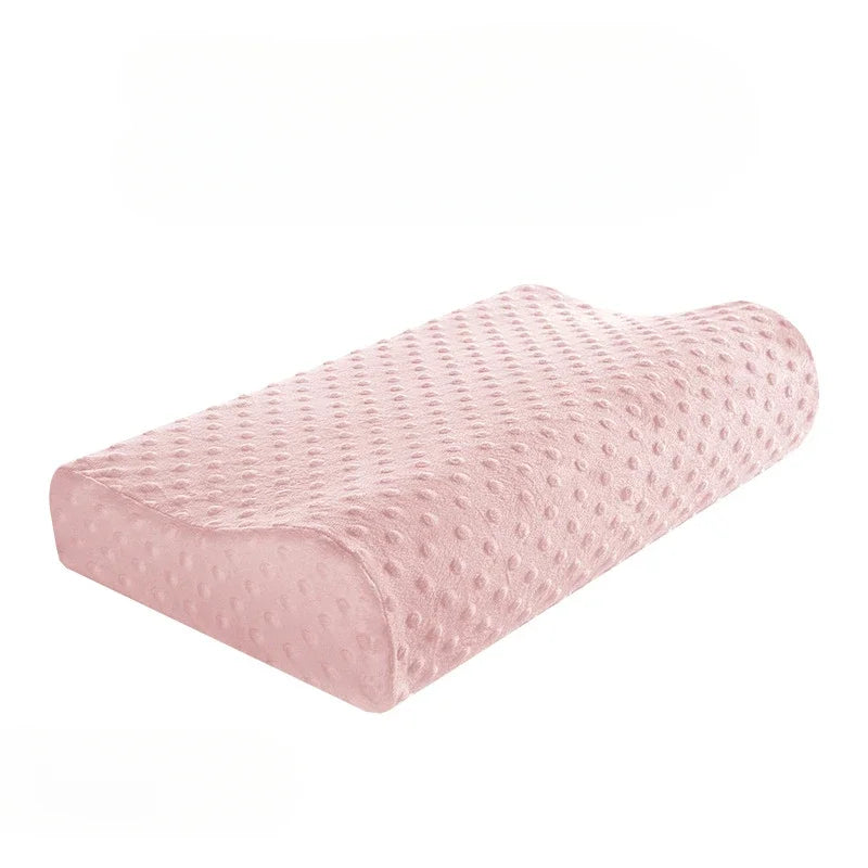Oreiller Ergonomique Long en Mousse à Mémoire de Forme – Confort du Cou et Sommeil Apaisé