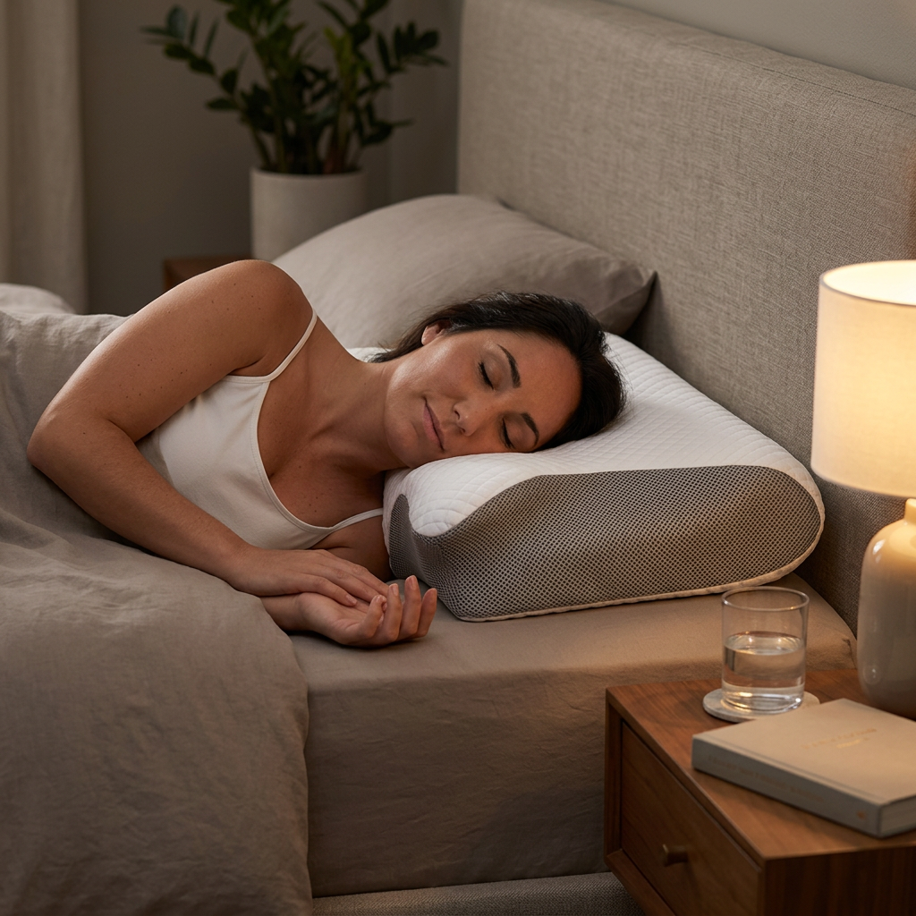 ErgoDream™ – Oreiller Ergonomique Cervical à Mémoire de Forme